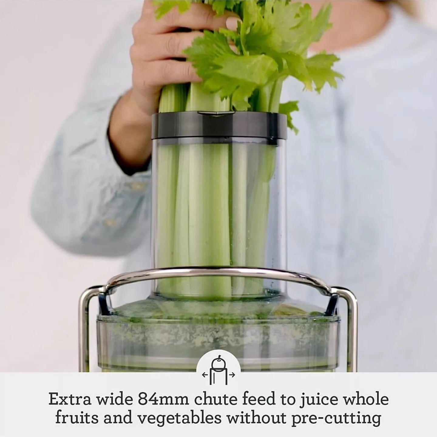 Sage BJE430SIL the Nutri Juicer Cold In Silver