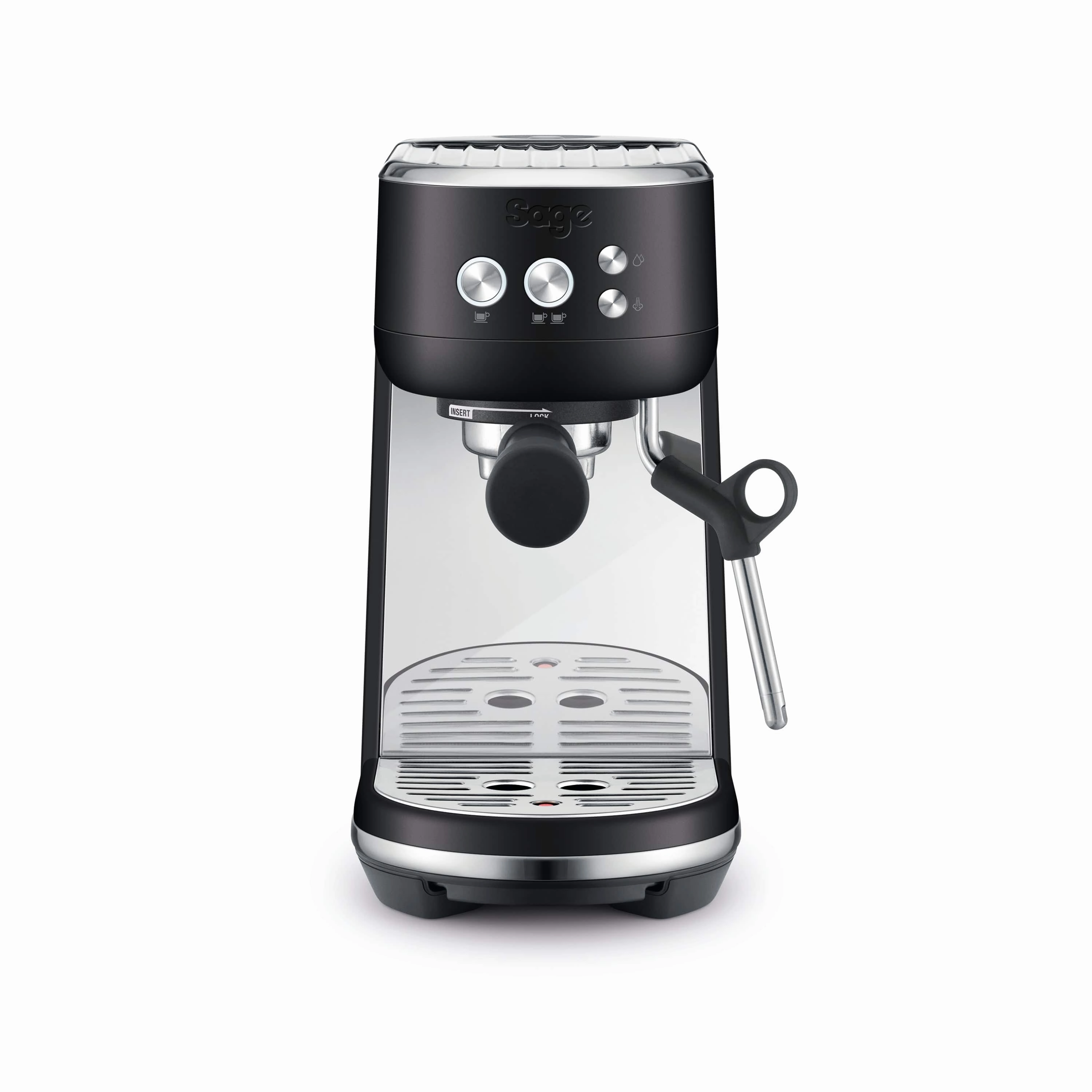 Sage the Bambino Coffee Machine In Black Truffle Kitchen Accessories,kitchen counter accessories