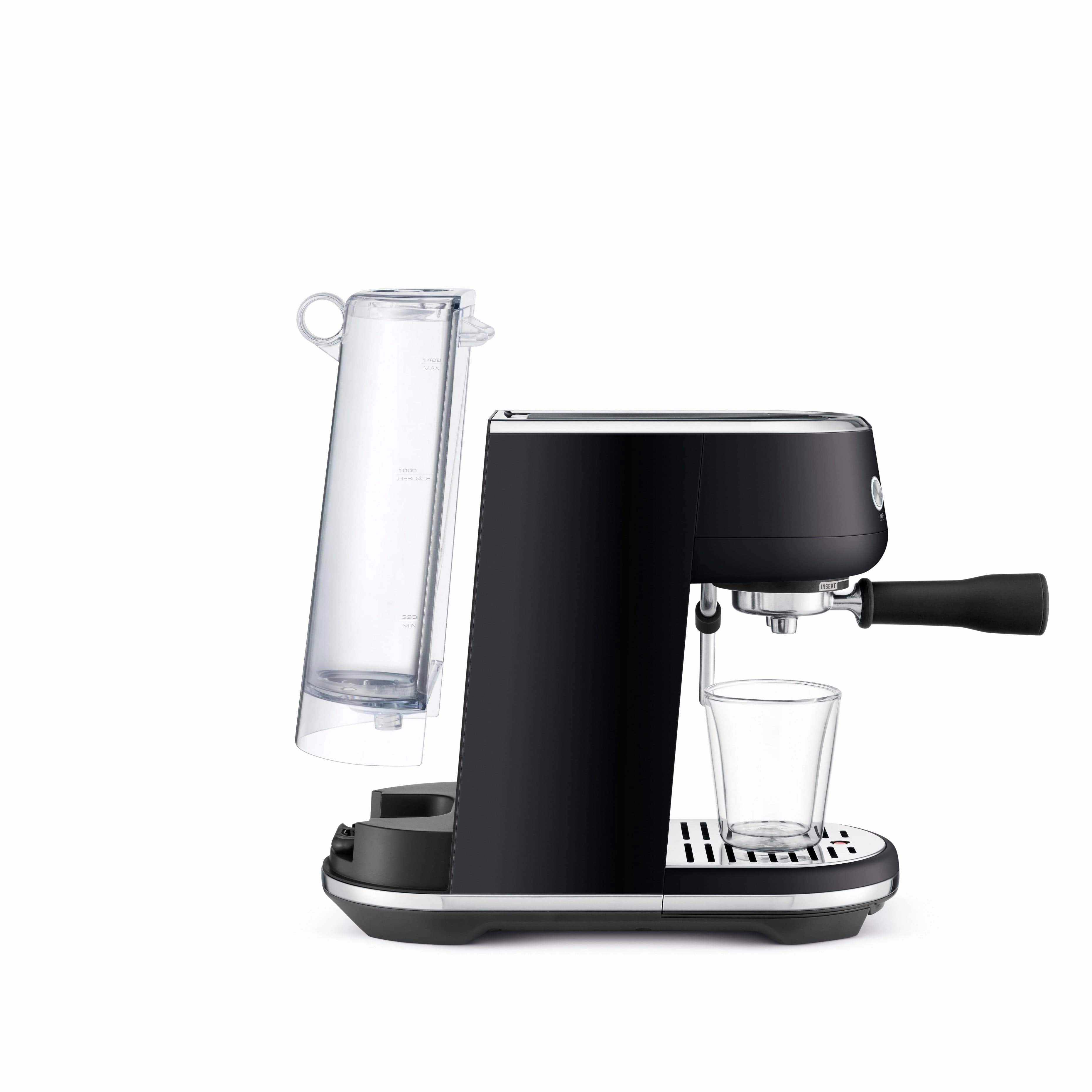 Sage the Bambino Coffee Machine In Black Truffle