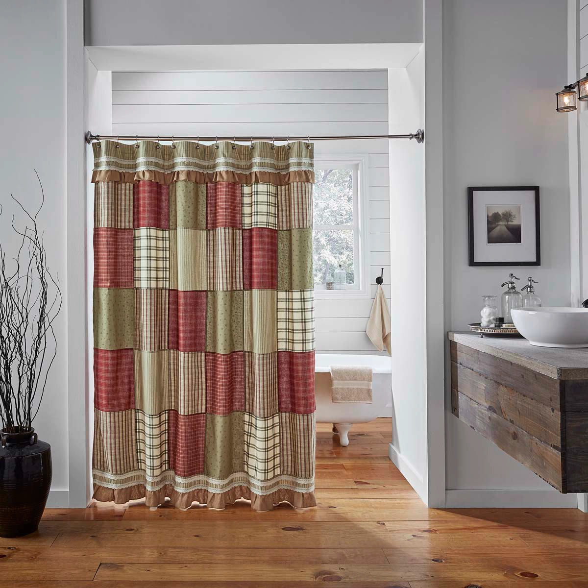 Sage Winds Shower Curtain