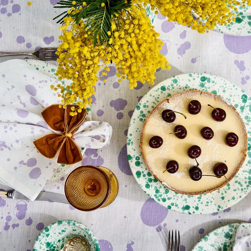 Sale Buy Splatter Tablecloth W165 x L270cm, Lilac