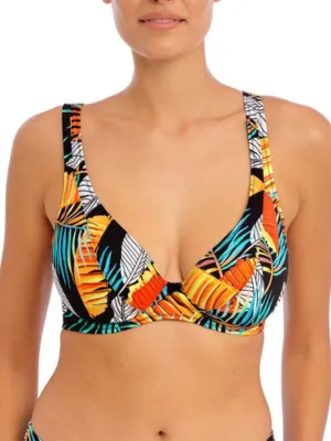 Samba Nights High Apex Bikini Top - Multi