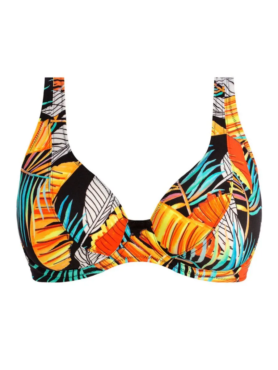 Samba Nights High Apex Bikini Top - Multi