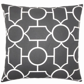 Samoset Geometric Euro Sham Ebony pillowcases,cotton pillow covers,bed linen