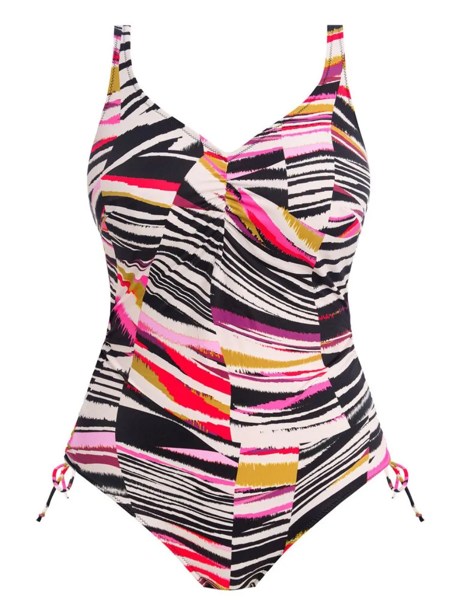 Sanoa Island V Neck Swimsuit - Black