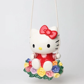Sanrio Hello Kitty on Garden Swinger Decorative Mirror,Home Decor Mirror