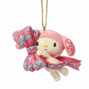 Sanrio Jim Shore Ornament My Melody with Pink Bow 2.76" Decorative Mirror,Home Decor Mirror