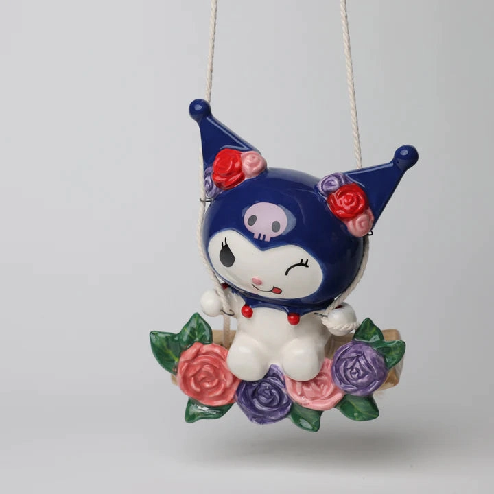Sanrio Kuromi on Garden Swinger Decorative Mirror,Home Decor Mirror