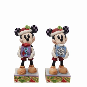Santa Mickey with Gift Decorative Mirror,Wall Mirror