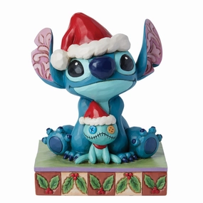 Santa Stitch with Scrump Decorative Mirror,Wall Mirror