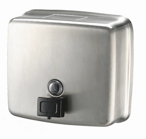 Satin S'Steel Soap Dispenser 1.2L Black Valve Shower Curtain,Bath Curtain