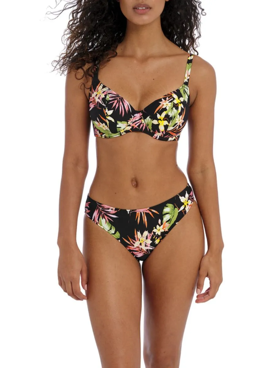 Savanna Sunset Plunge Bikini Top - Multi