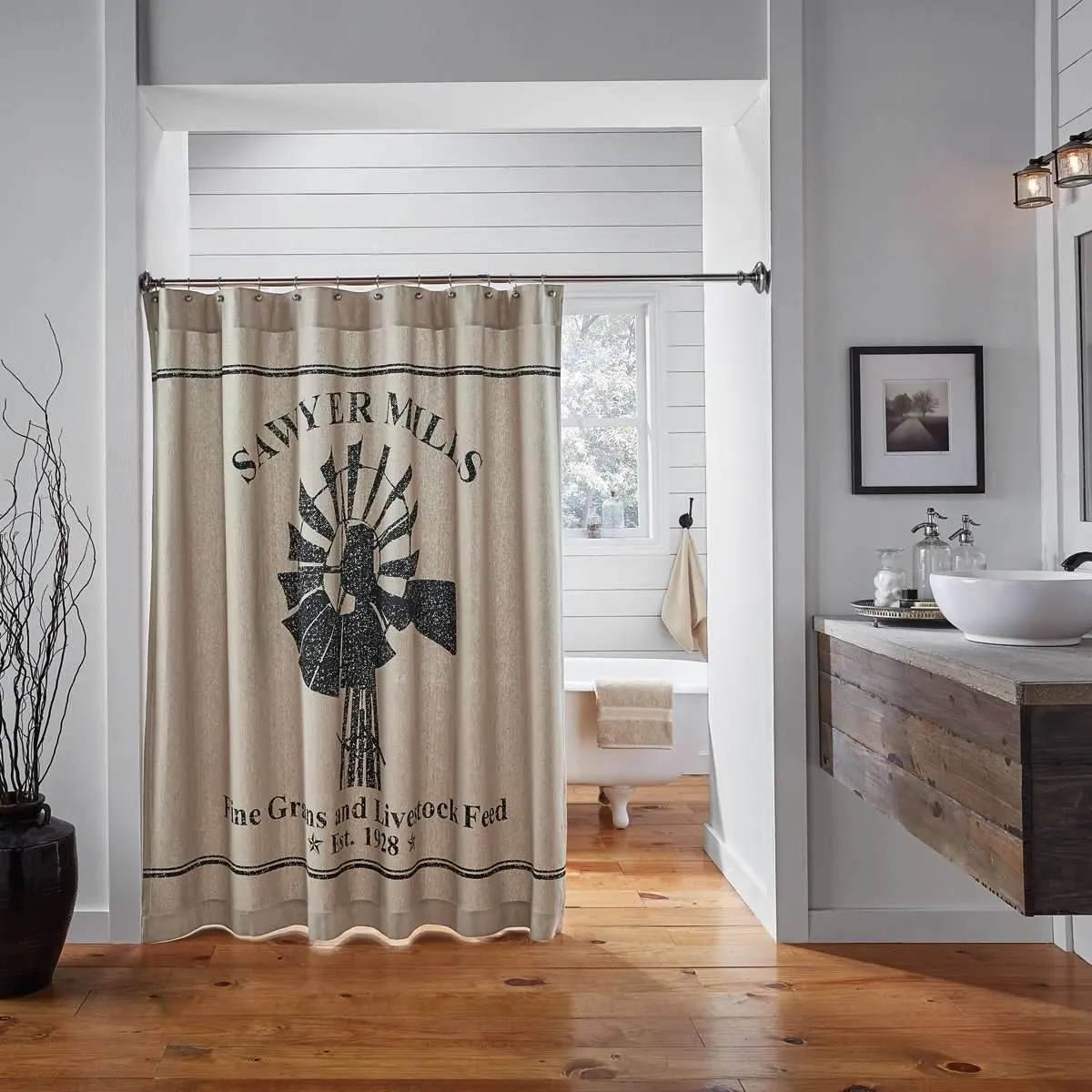 Sawyer Mill Windmill Shower Curtain 3 piece sofa set, living room set