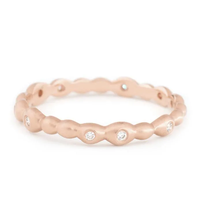 Scattered Diamond Seed Band