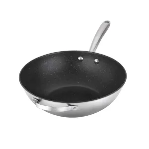 Scratch Guard Stainless Steel stir-fry pan, 29cm curtain fabric, upholstery textile