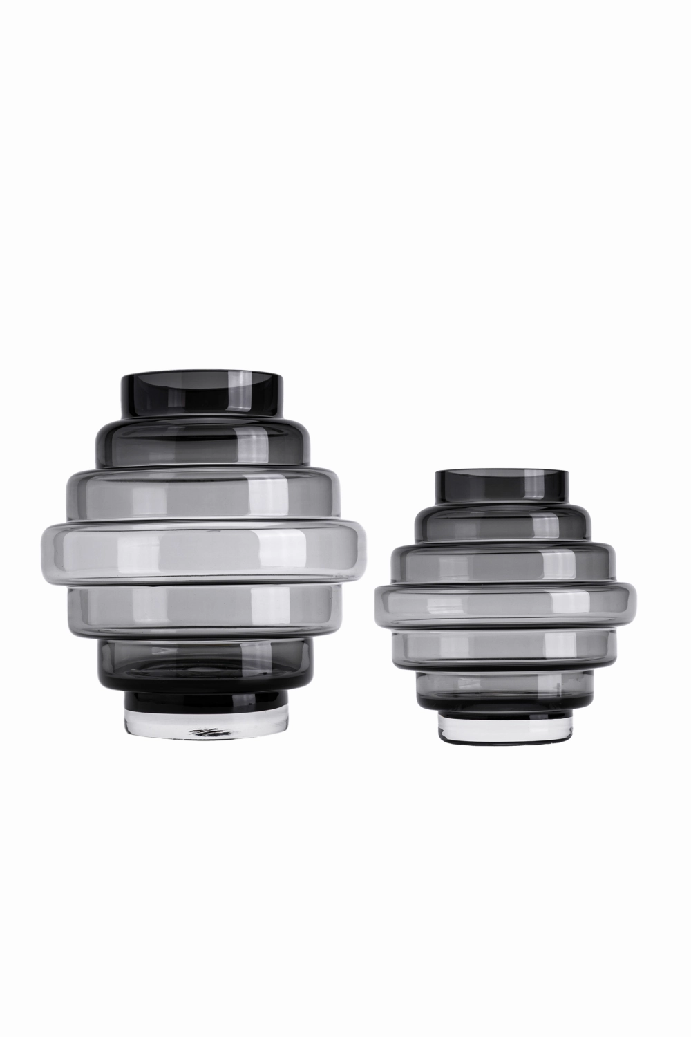 Sculptural Gray Glass Vase | Liang & Eimil Selba