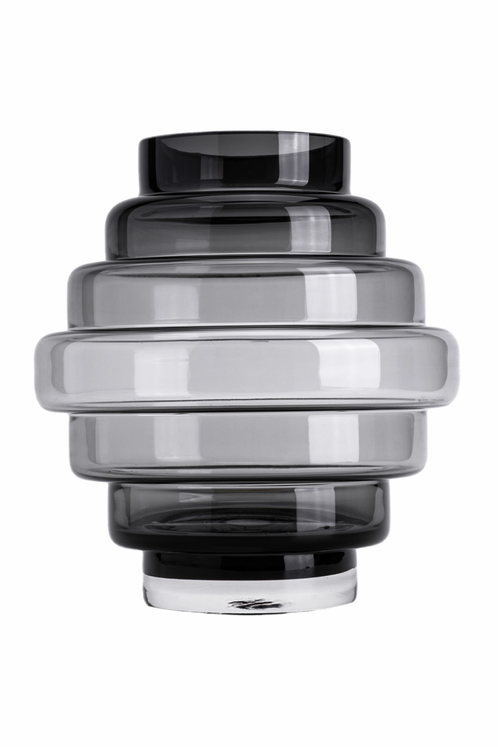 Sculptural Gray Glass Vase | Liang & Eimil Selba
