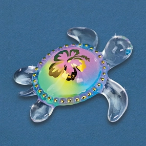 Sea Turtle, 'Island Pearl' Figurine Decorative Mirror,Home Decor Mirror