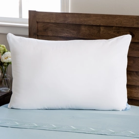 Sealy Posturepedic 300 Thread Count Temperature Regulating Hypoallergenic Down Alternative Pillow pillows,bed pillow,sleeping cushion