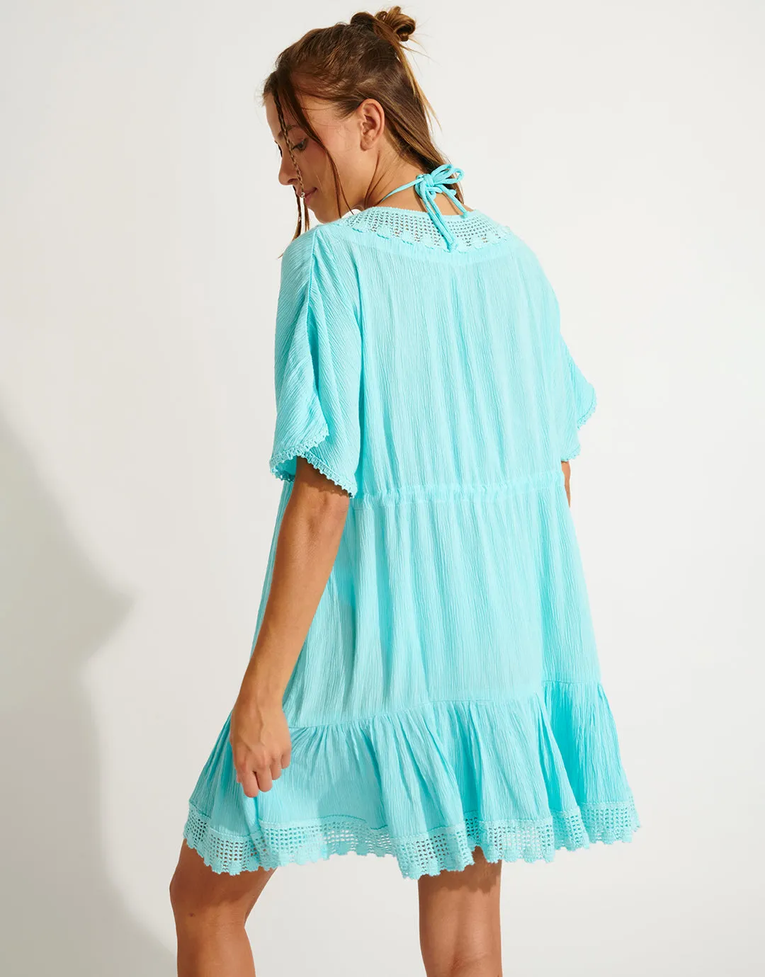 Seatime Avelle Beach Dress - Turquoise