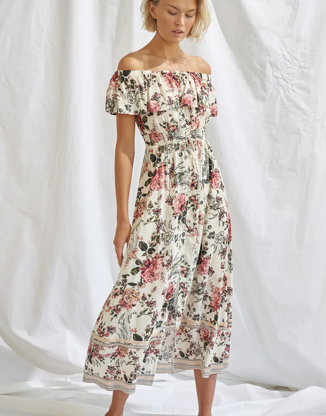 Secret Garden Off The Shoulder Dress