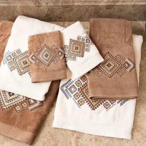 Sedona Summer Bathroom Towel Set bath towels, hand towels