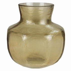 Seline Vase, Amber - Sm Vase,Ceramic Vase