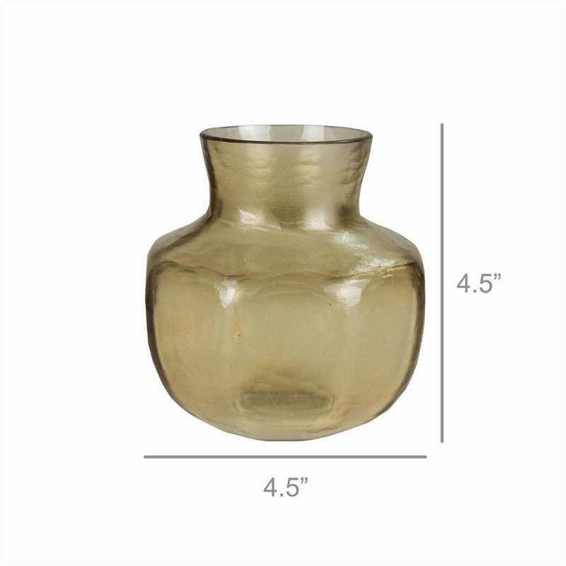 Seline Vase, Amber - Sm