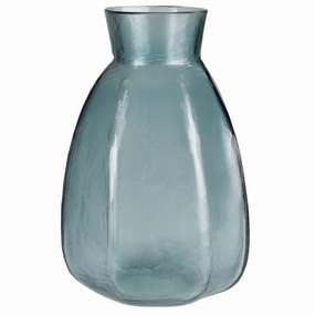 Seline Vase, Blue - Tall Vase,Ceramic Vase