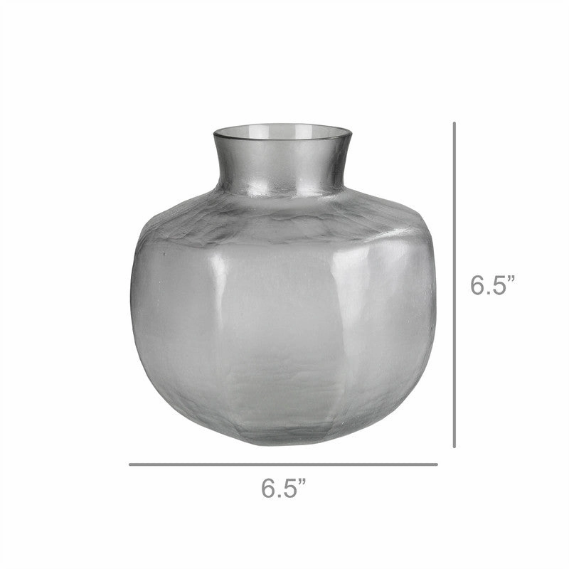Seline Vase, Grey - Wide