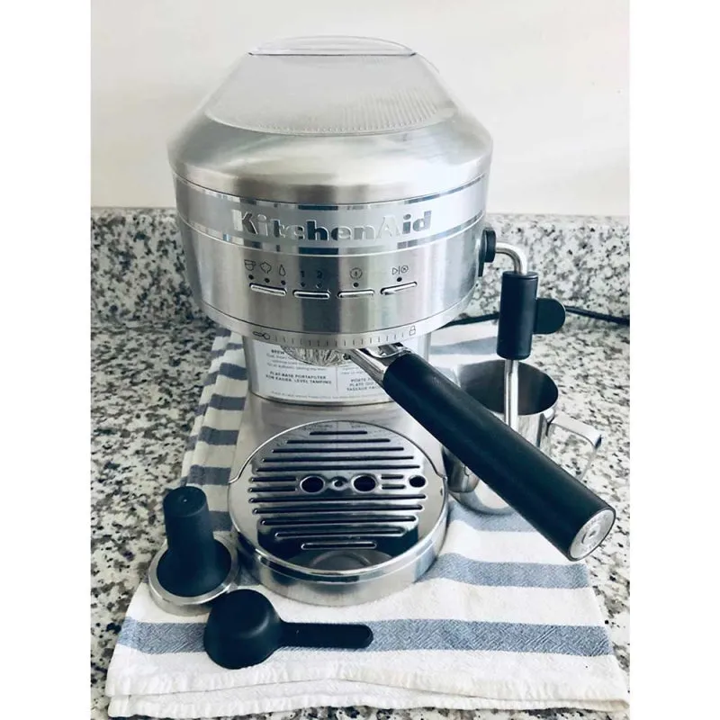 Semi Automatic Espresso Machine, Brushed Stainless, 286