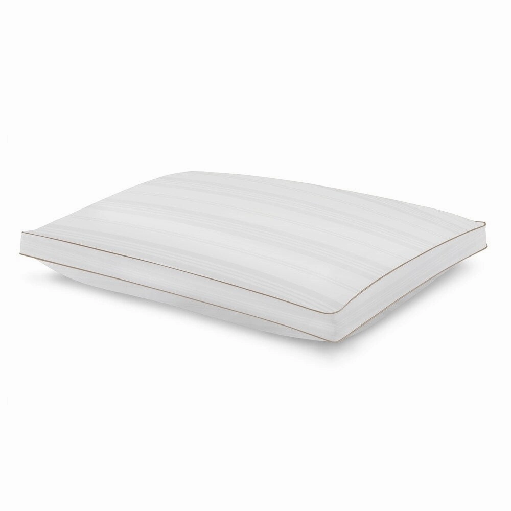 SensorPEDIC IdeaLOFT Memory Foam and Fiber Gusseted Bed Pillow - White pillows,bed pillow,sleeping cushion