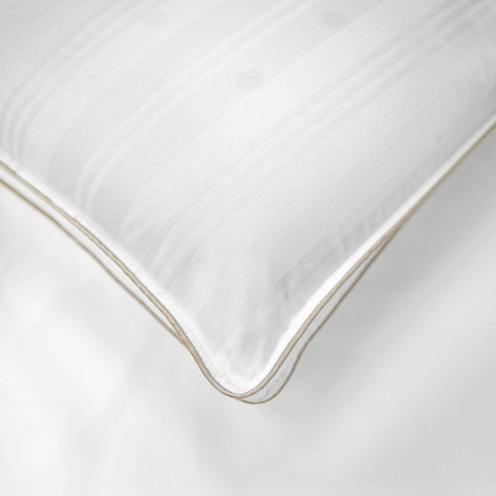 SensorPEDIC IdeaLOFT Memory Foam and Fiber Gusseted Bed Pillow - White