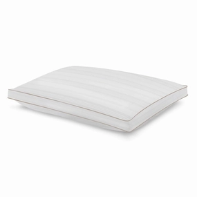 SensorPEDIC IdeaLOFT Memory Foam and Fiber Gusseted Bed Pillow - White pillows,bed pillow,sleeping cushion