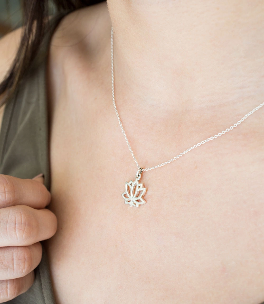 Shanasa Sterling Silver Charm Necklace