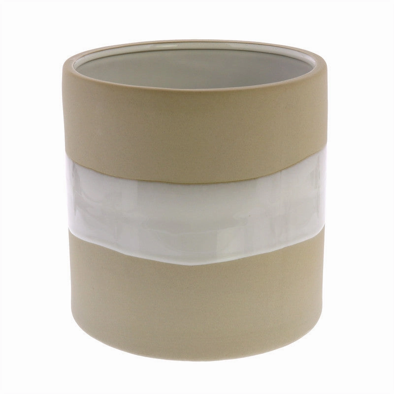 Shore Ceramic Cylinder Vase - Lrg Vase,Ceramic Vase