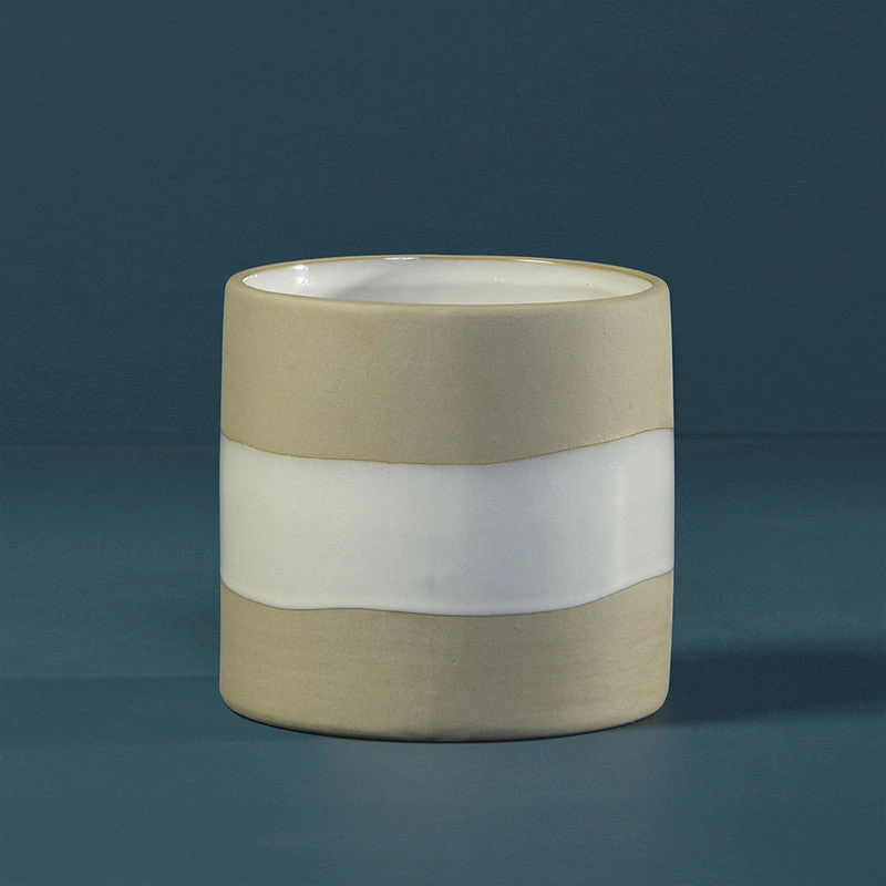 Shore Ceramic Cylinder Vase - Lrg