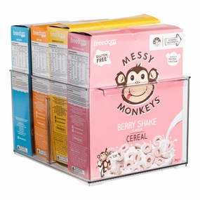 SHORT Stackable Pantry Storage Container  - Large Figurines,Decorative Ornaments