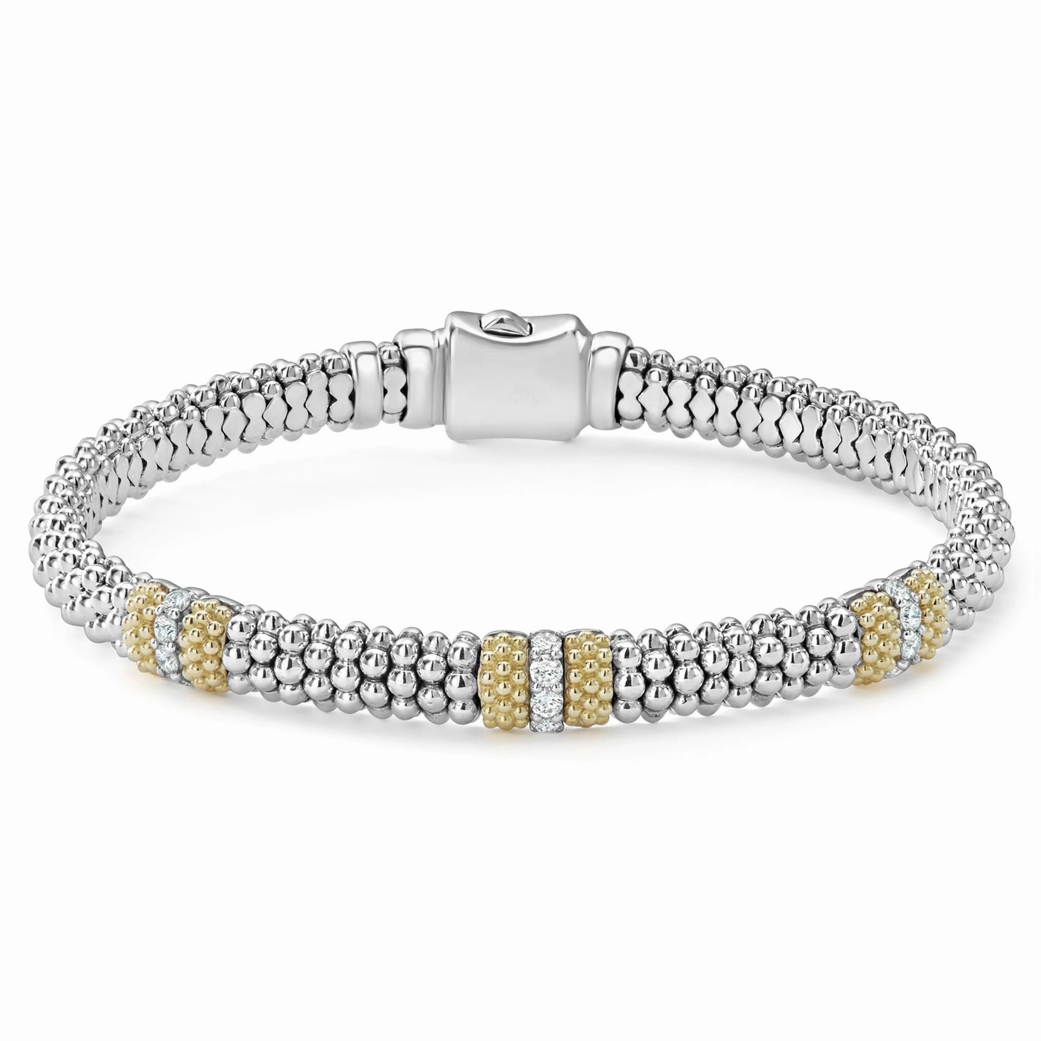 Signature Caviar 18K Gold and Diamond Bracelet Gift Set