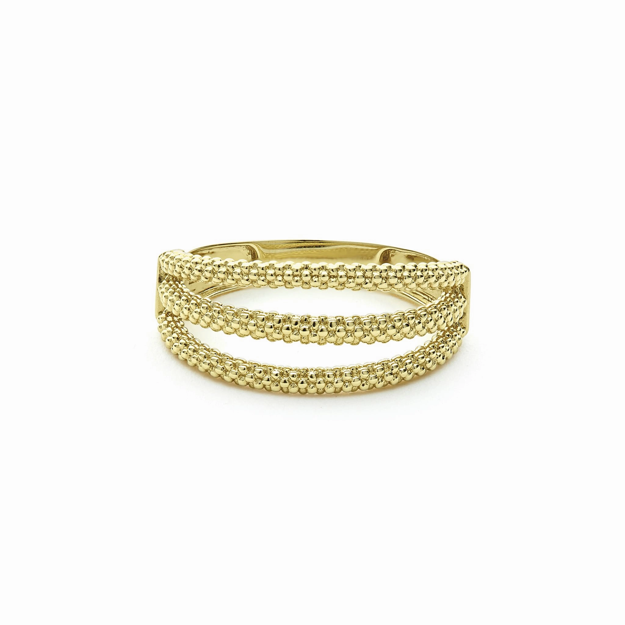 Signature Caviar 18K Gold Superfine Caviar Ring