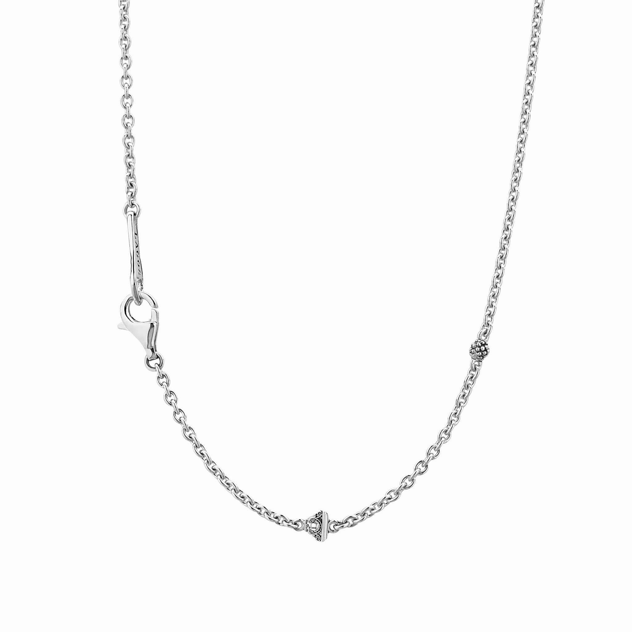 Signature Caviar 32 Inch Caviar Beaded Station Necklace
