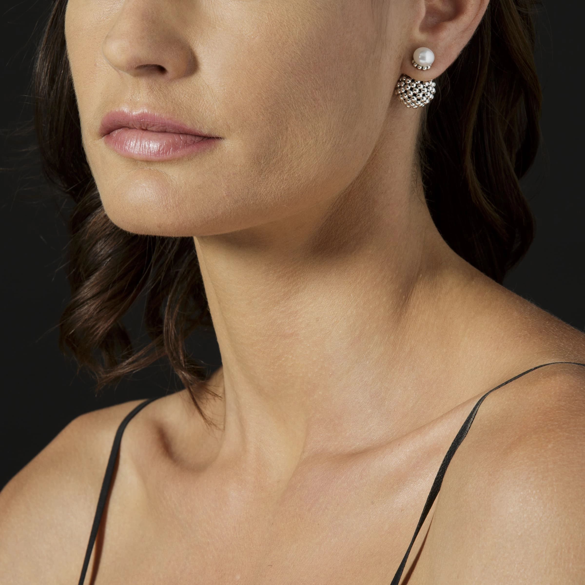 Signature Caviar Beaded Earring Backs