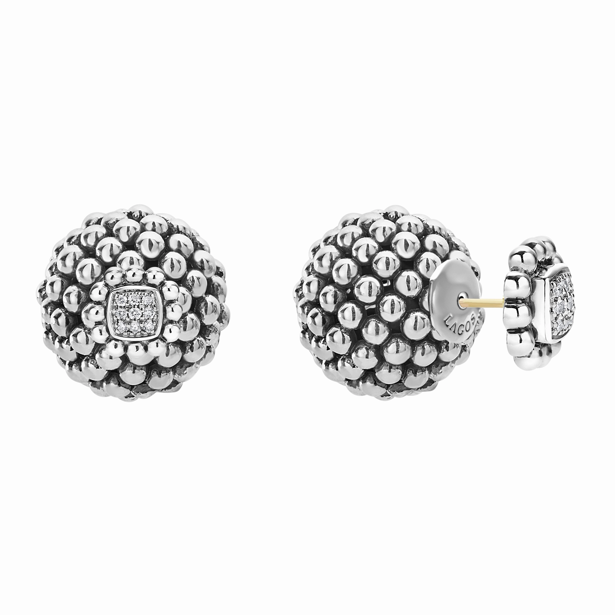 Signature Caviar Beaded Earring Backs