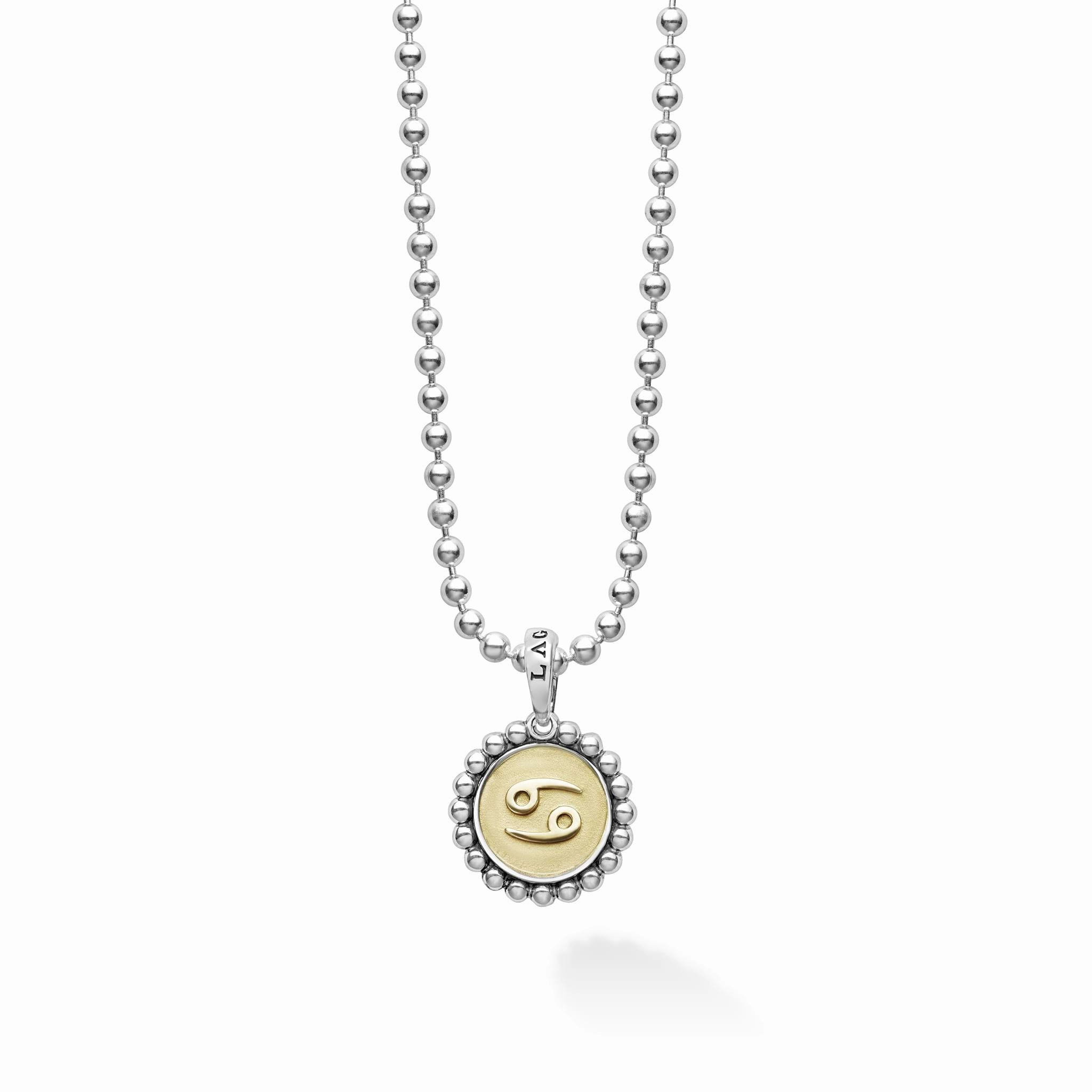 Signature Caviar Cancer Zodiac Charm Necklace