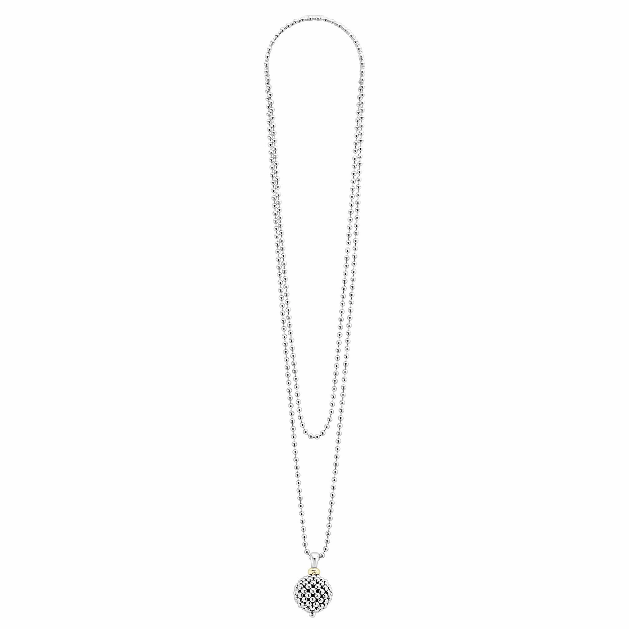 Signature Caviar Caviar Ball Pendant Necklace