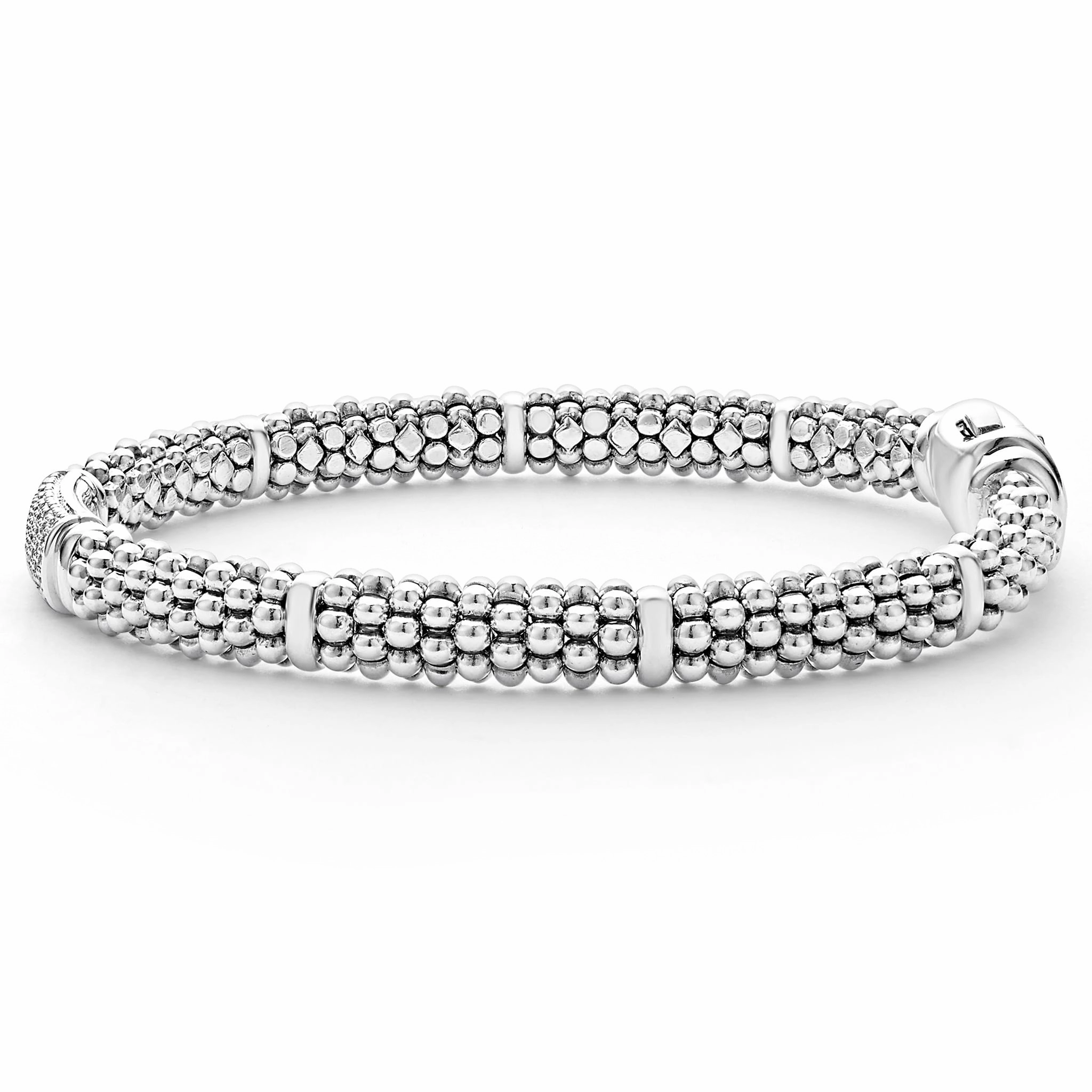 Signature Caviar Caviar Diamond Bracelet | 6mm