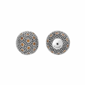 Signature Caviar Citrine Earring Backs
