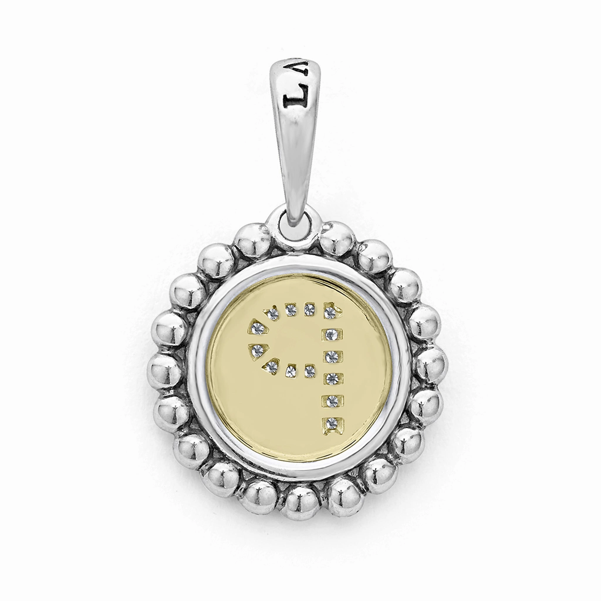 Signature Caviar Diamond Initial Charm
