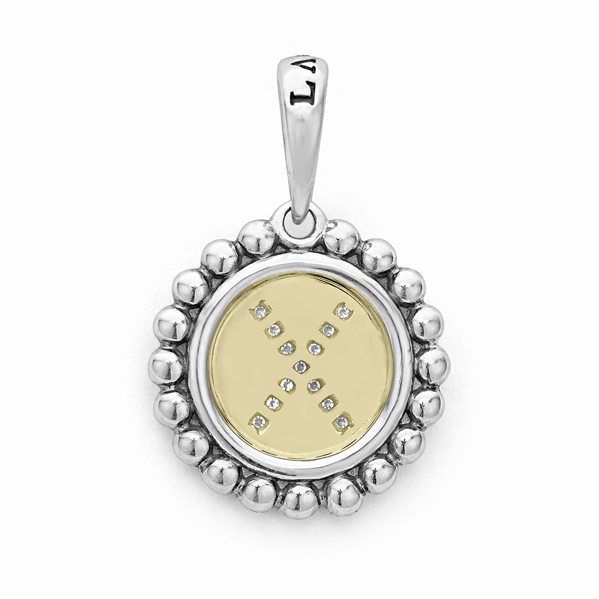 Signature Caviar Diamond Initial Charm