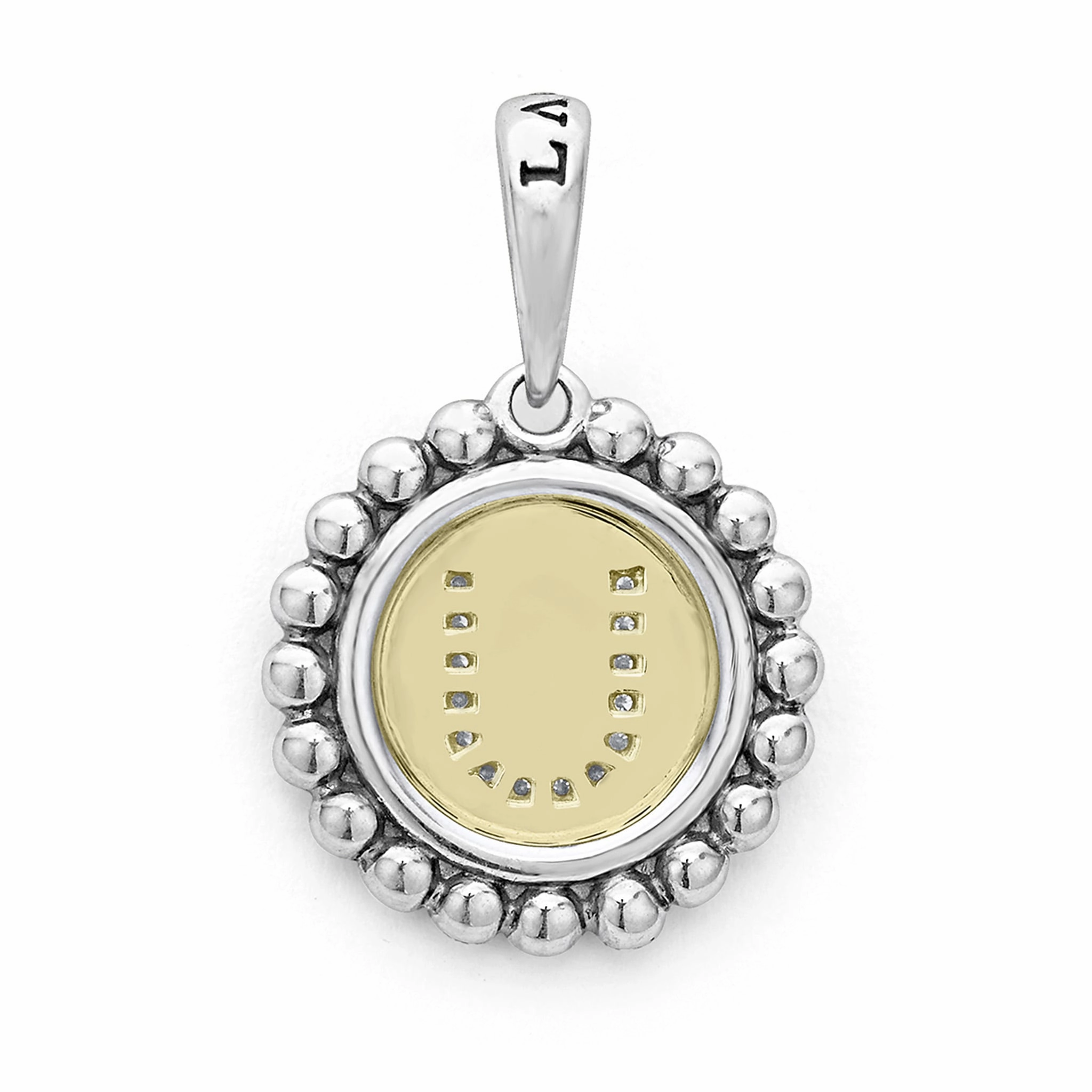 Signature Caviar Diamond Initial Charm